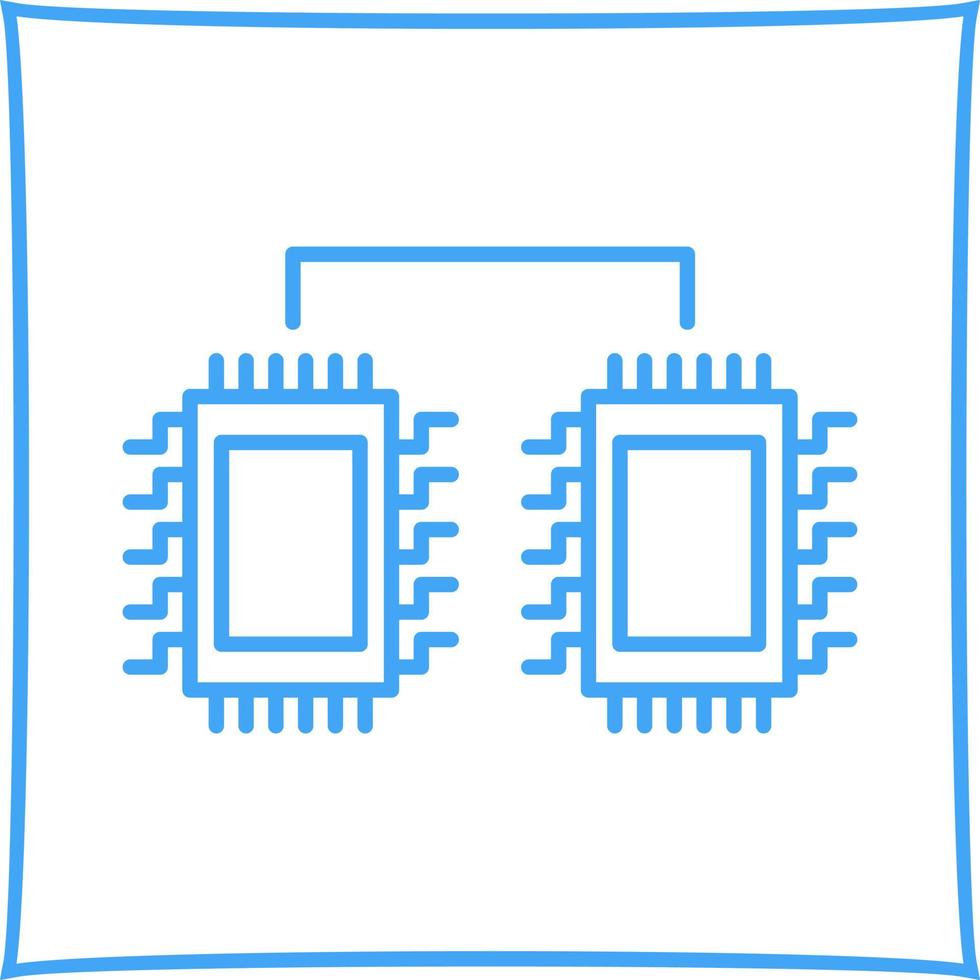 Processors Connected Vector Icon 19915166 Vector Art at Vecteezy