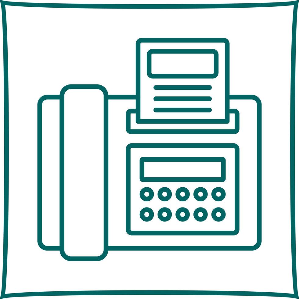 Fax Vector Icon