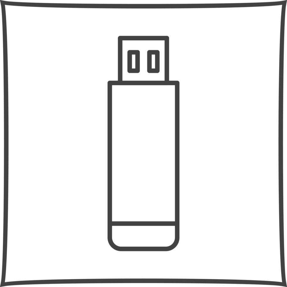 USB Drive Vector Icon