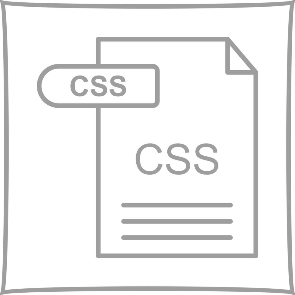 icono de vector de css