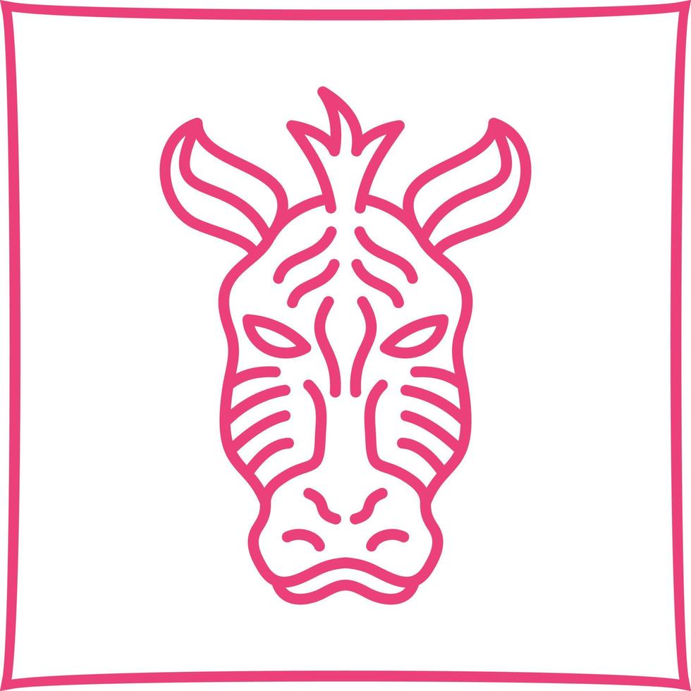 Zebra Vector Icon