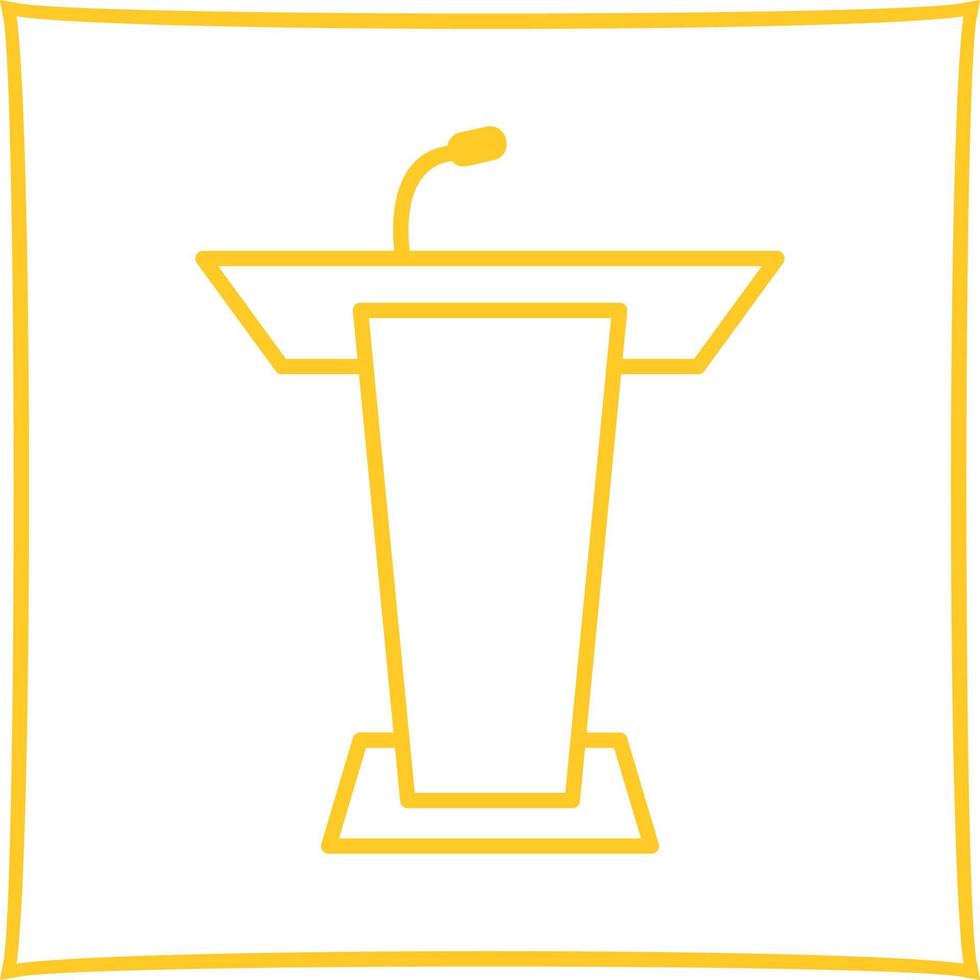 Podium Vector Icon