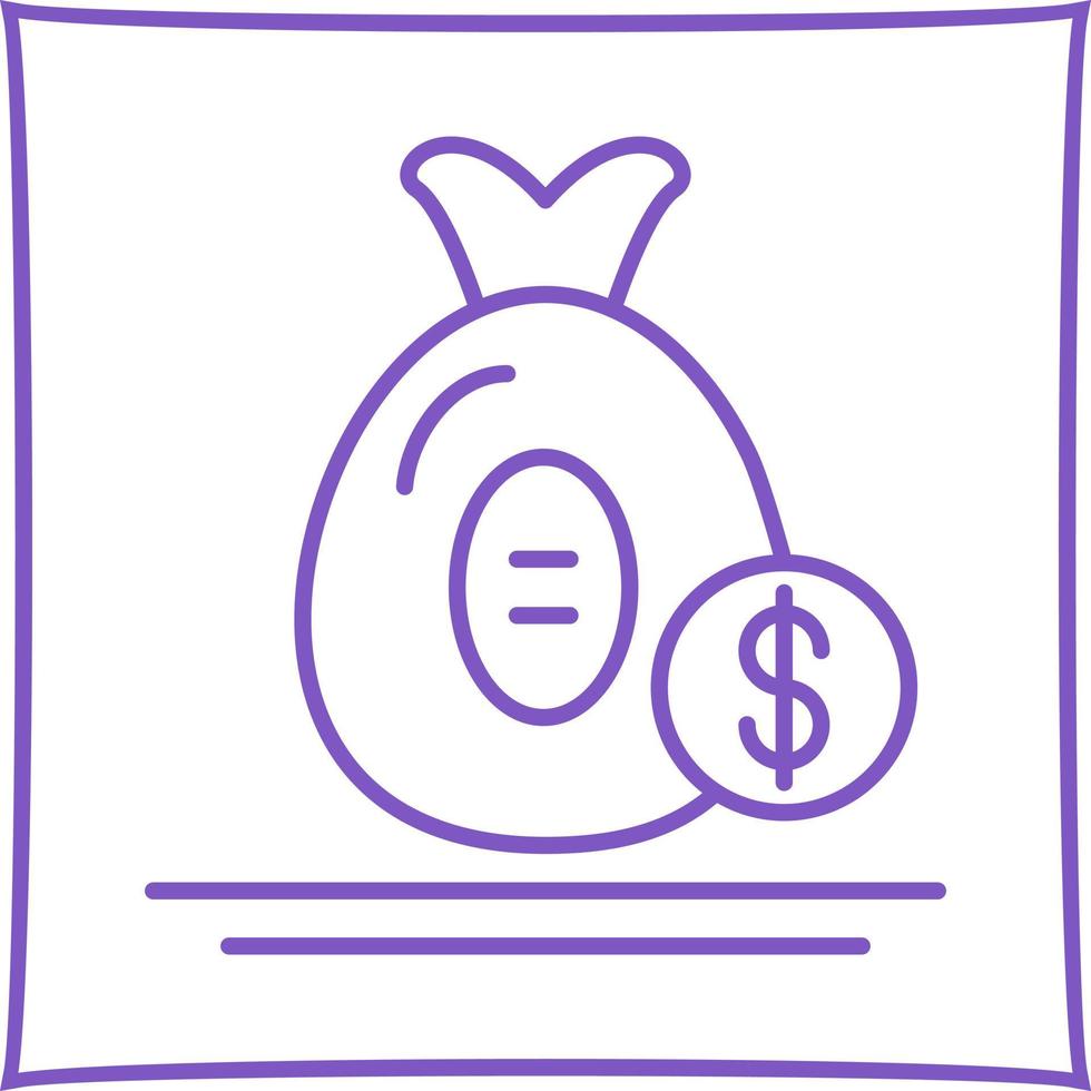 Money Bag Vector Icon