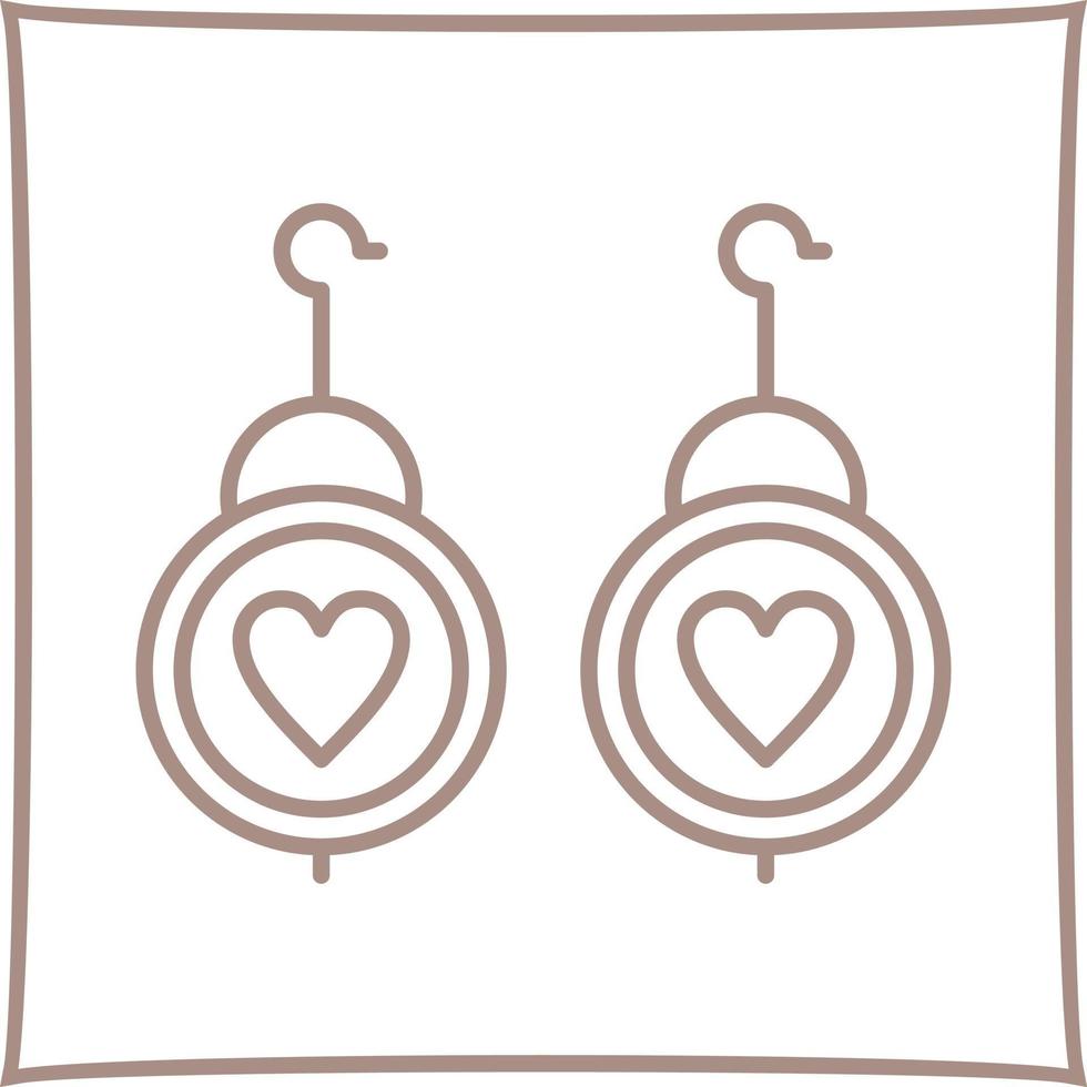 Earrings Vector Icon