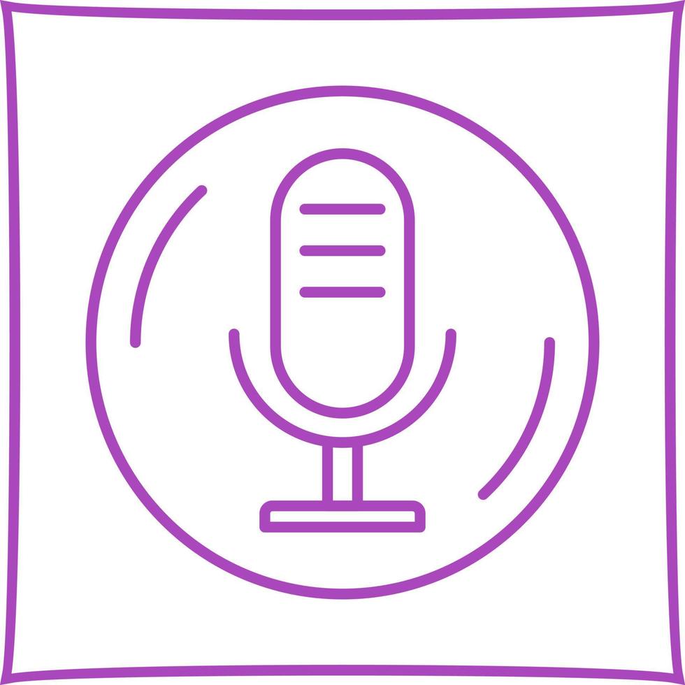 Microphone Vector Icon