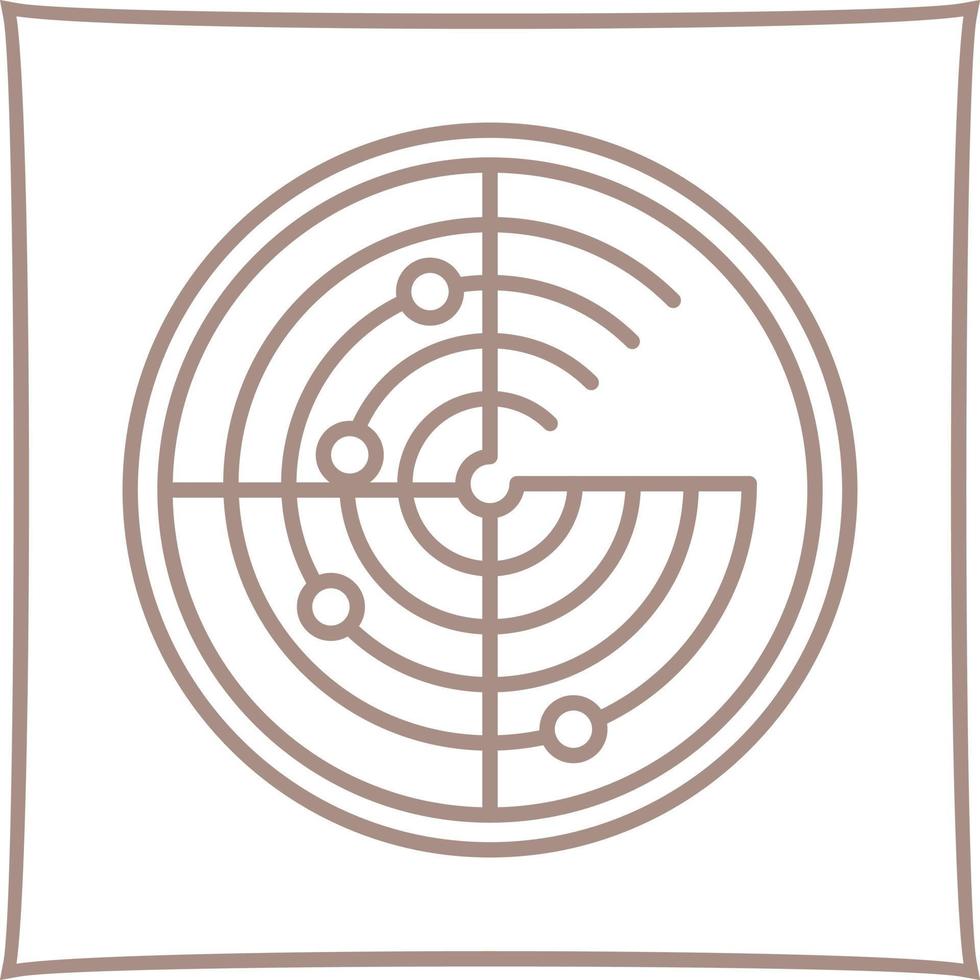 Radar Vector Icon