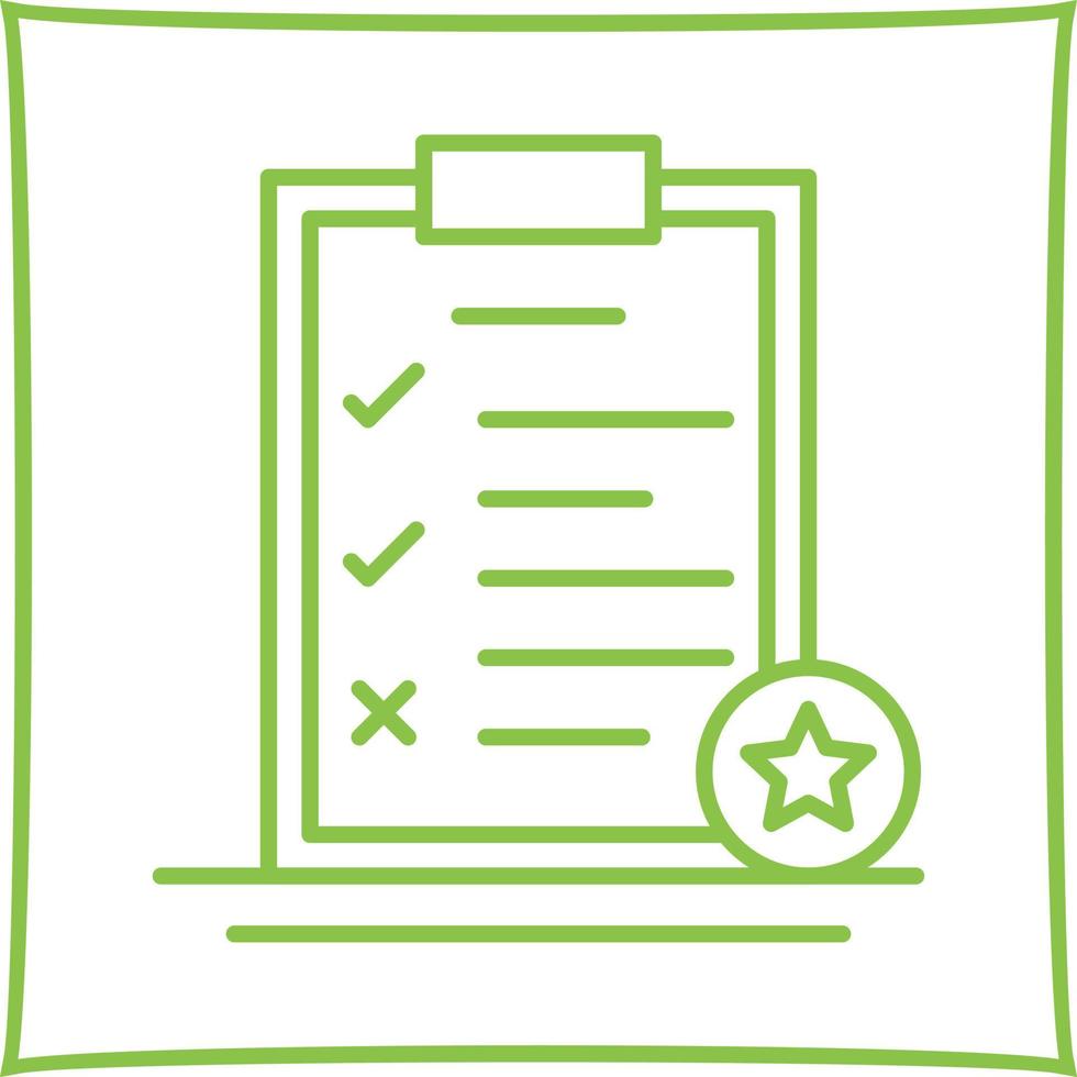 Task List Vector Icon