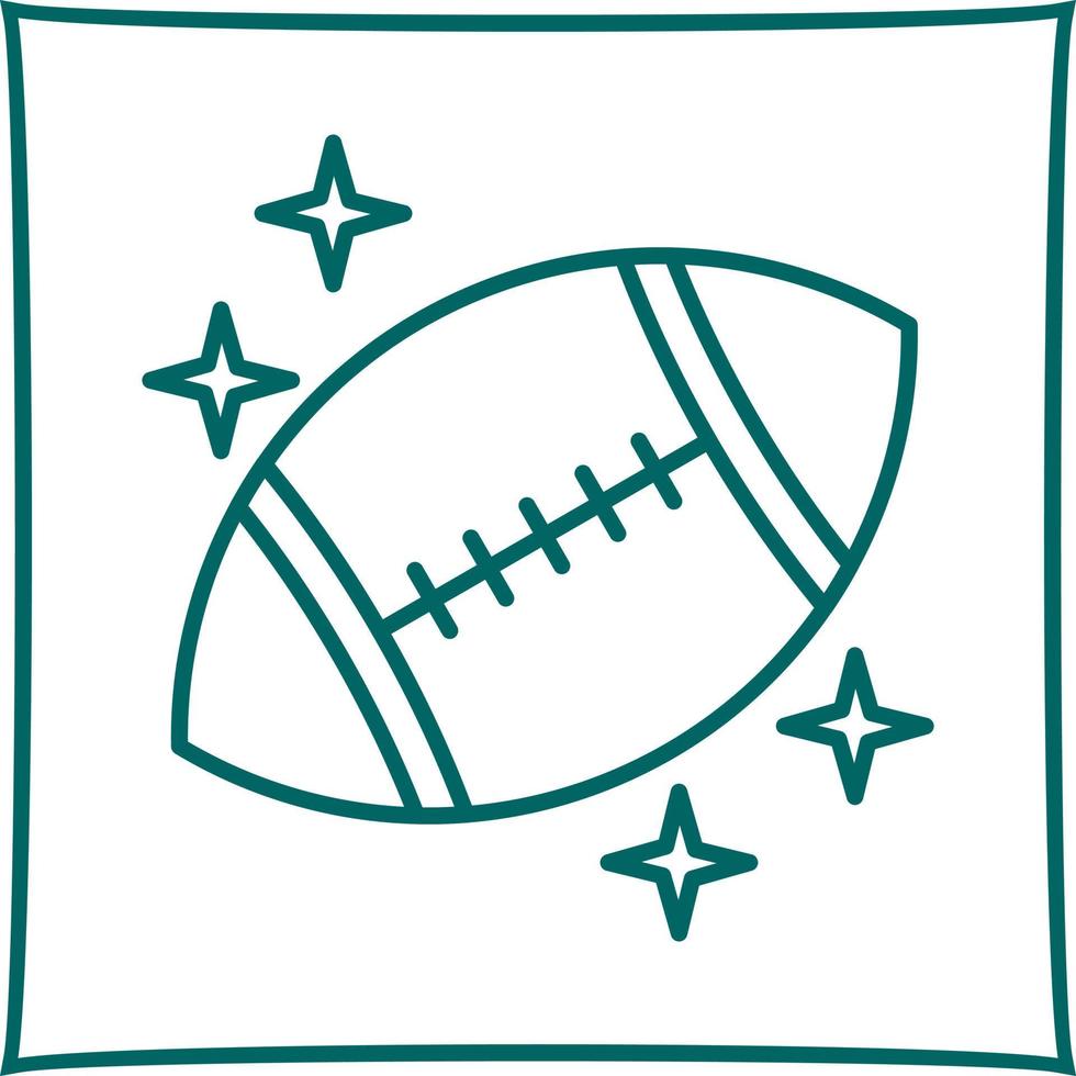 icono de vector de rugby