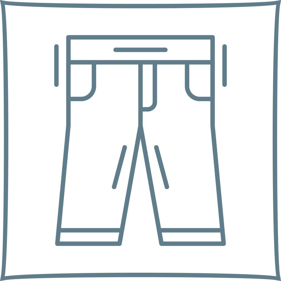 icono de vector de pantalones