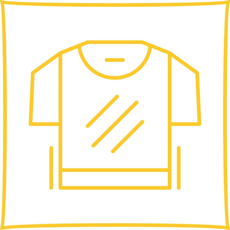 icono de vector de camiseta