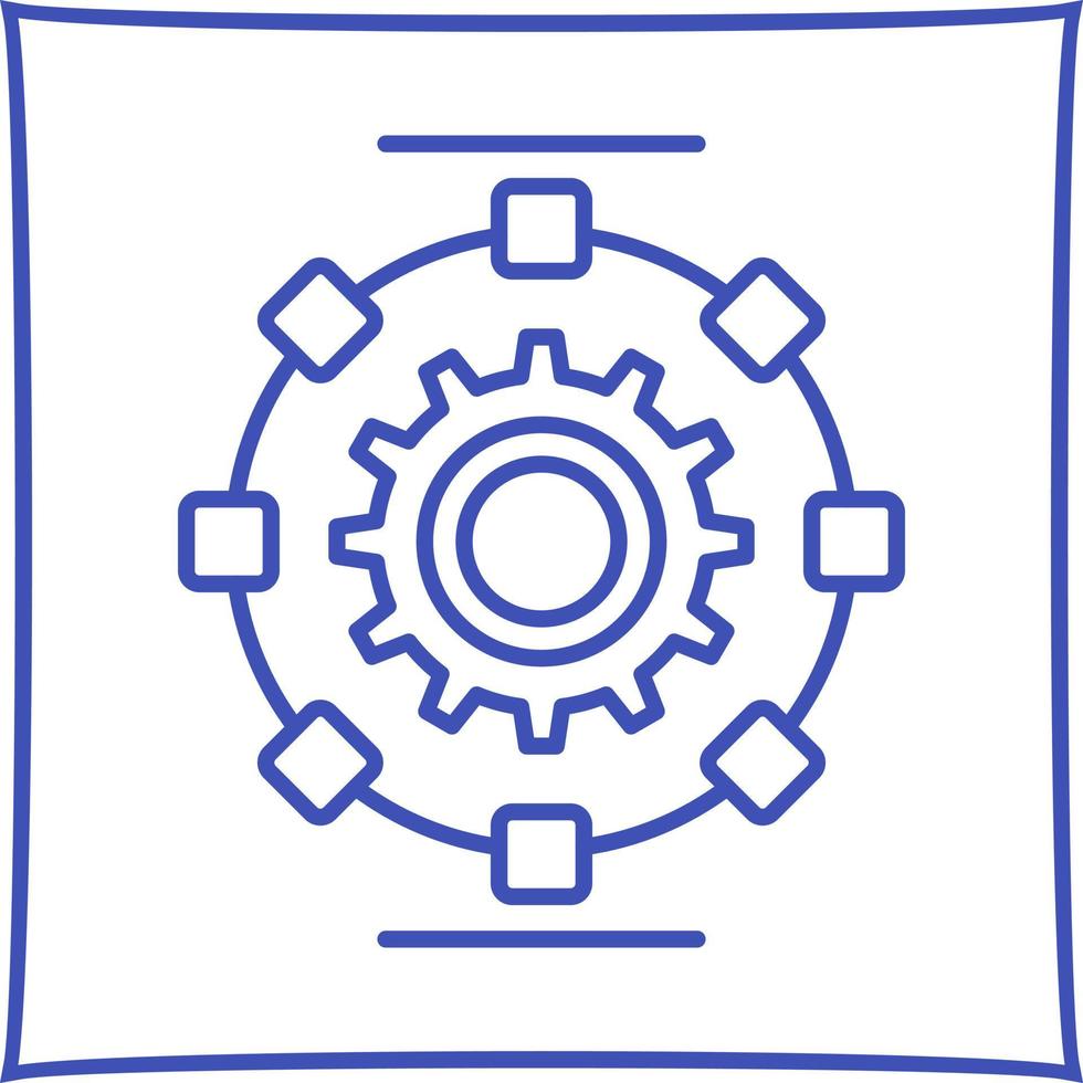 Automated Process Vector Icon