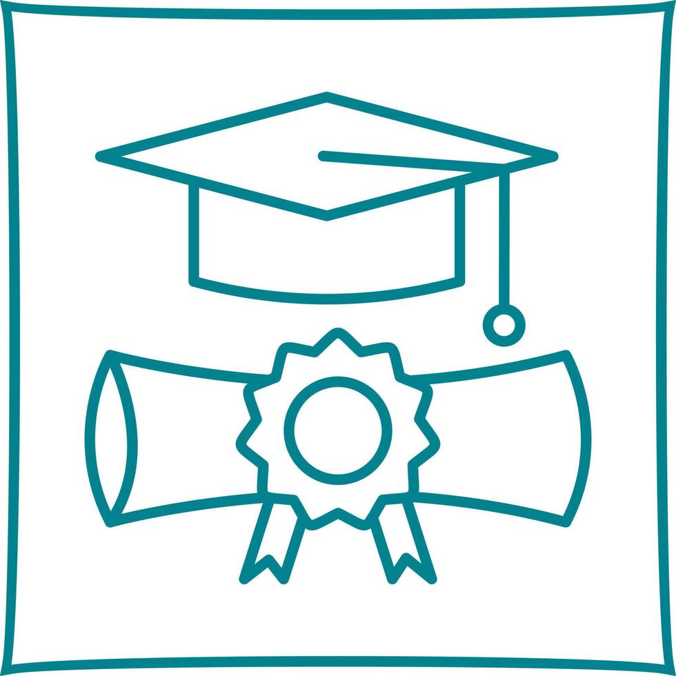 icono de vector de graduación