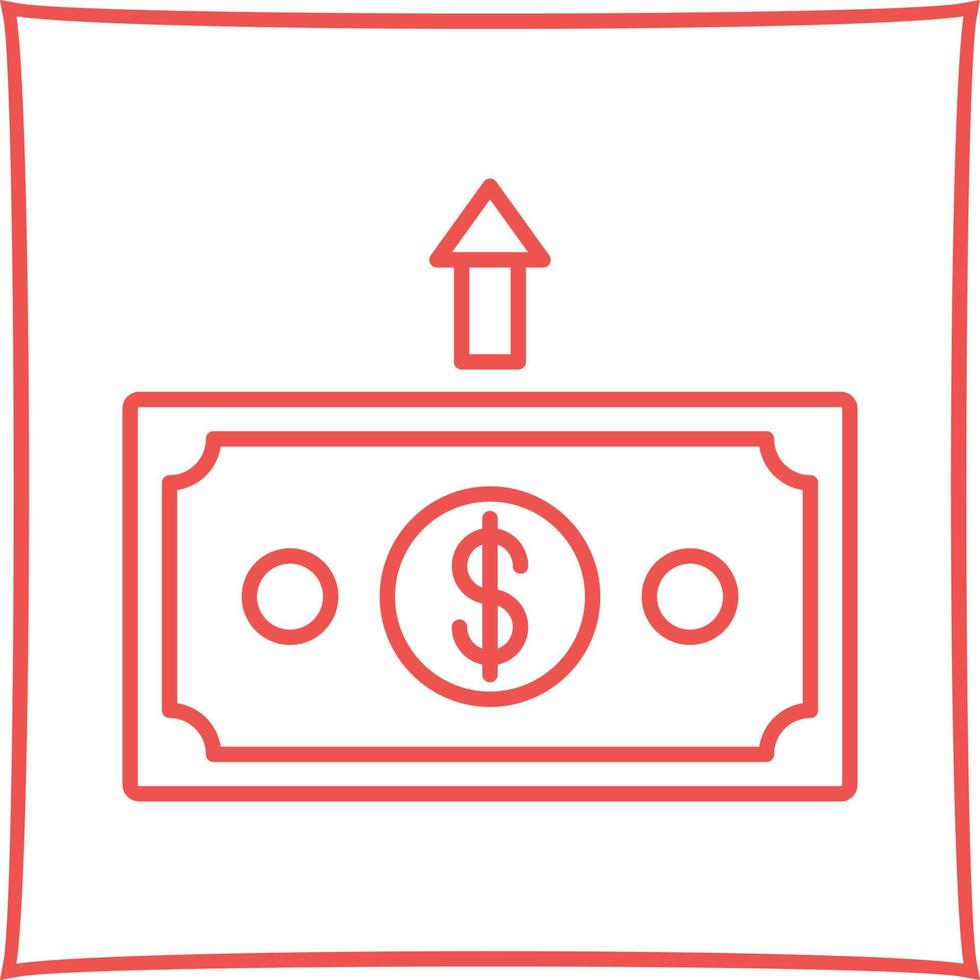 Money Up Vector Icon