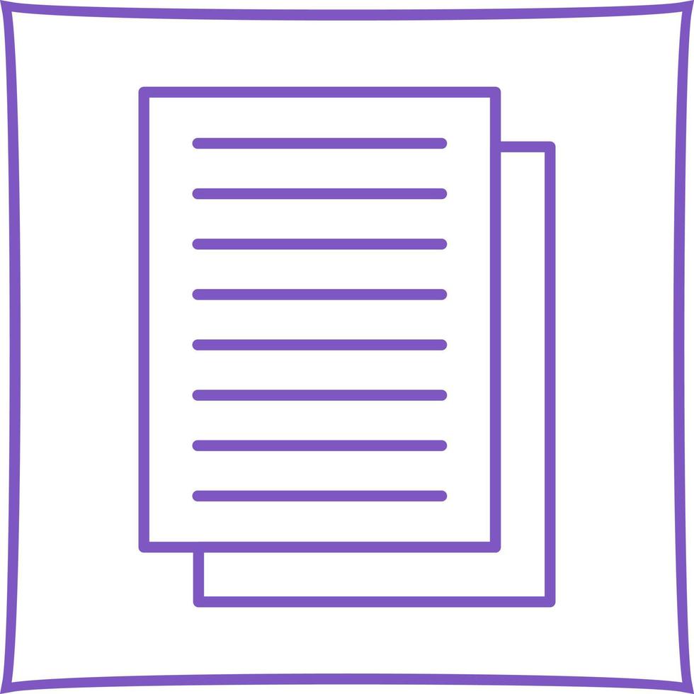 icono de vector de documento