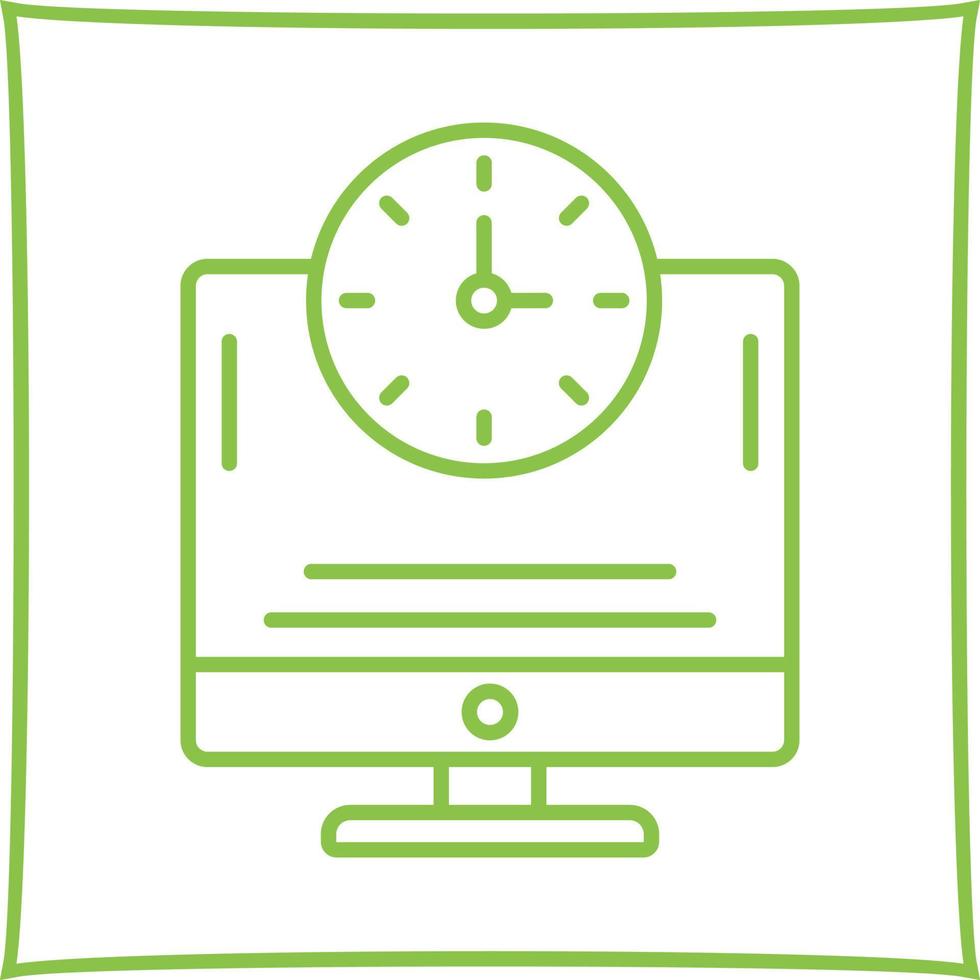 Online Time Vector Icon