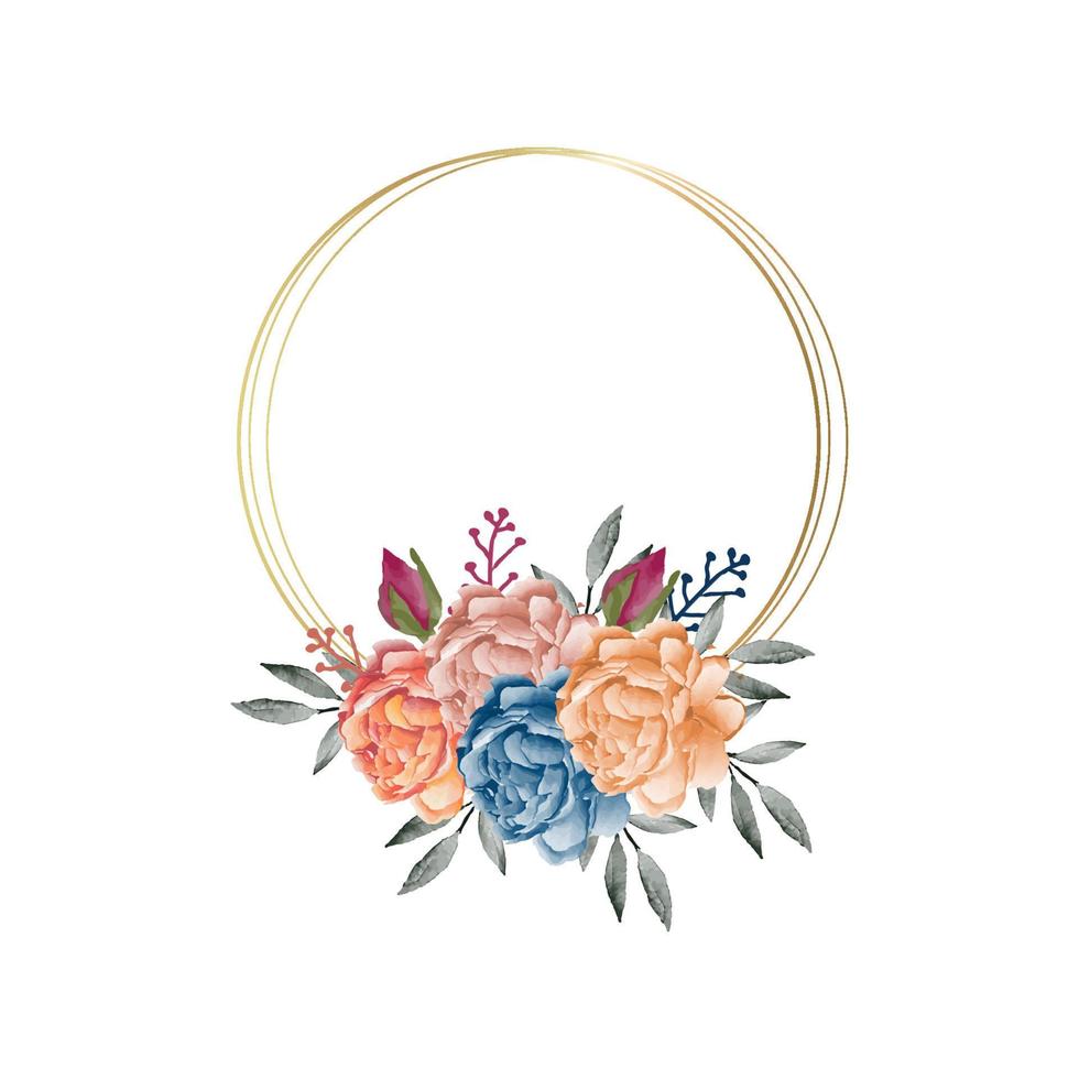 acuarela floral conjunto aislado en blanco colección de rosas, hojas, ramas haz en pastel rosa, gris, verde, botánico ilustración. utilizar para menús, invitaciones, Boda diseño etc. vector