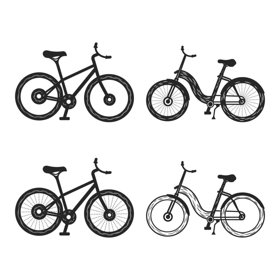 Bicycle Vector Art T-shirt Design.