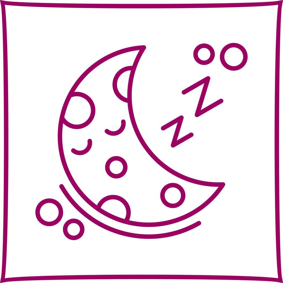 Sleeping Vector Icon