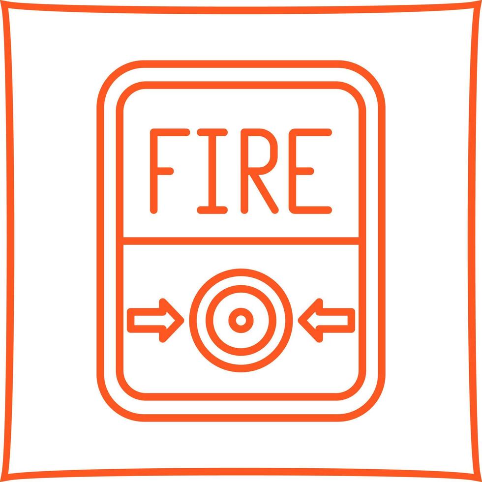 Fire Button Vector Icon
