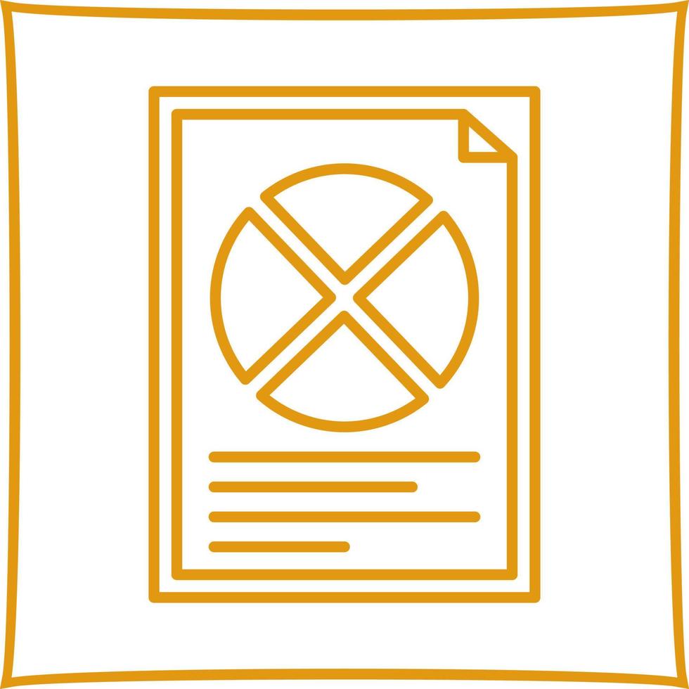 Pie Chart Vector Icon