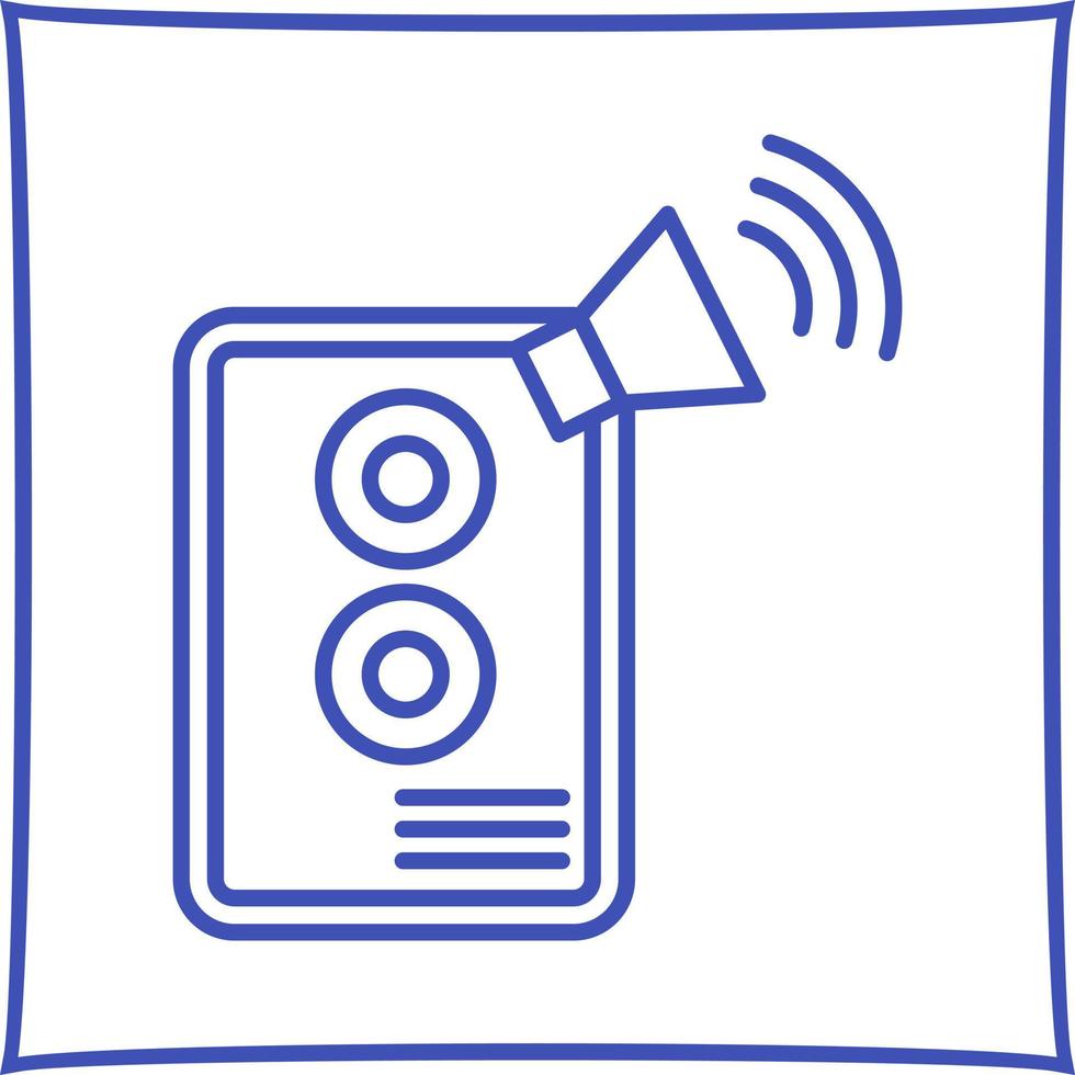 icono de vector de altavoz