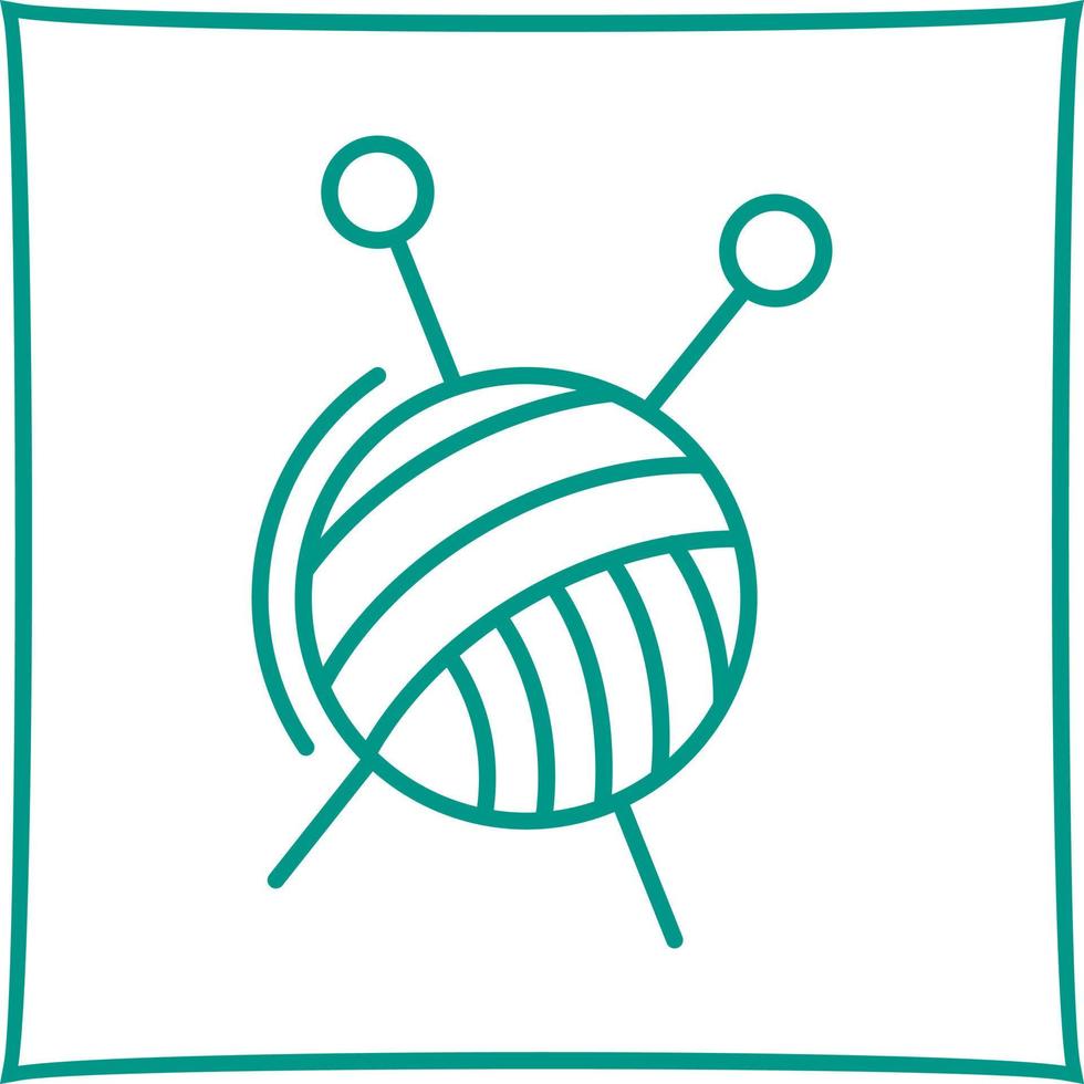 Knitting Vector Icon