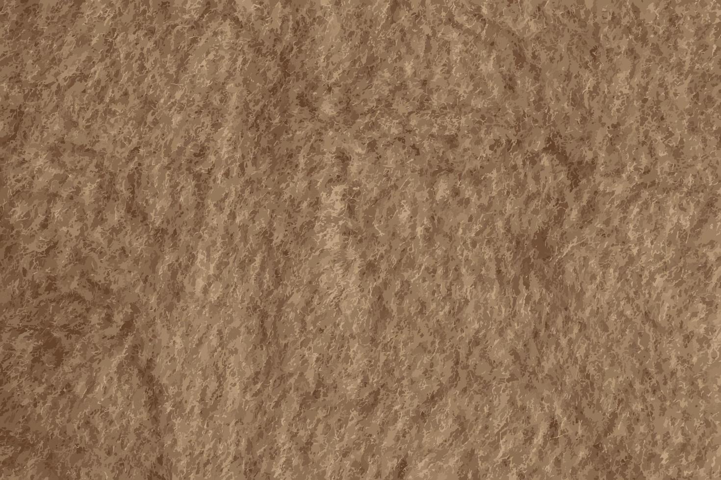 Realistic vector illustration of background picture of a soft fur beige carpet. Wool sheep fleece closeup texture background. Top view.