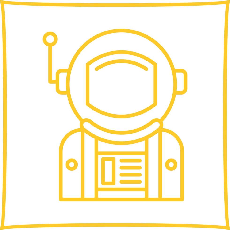 icono de vector de astronauta