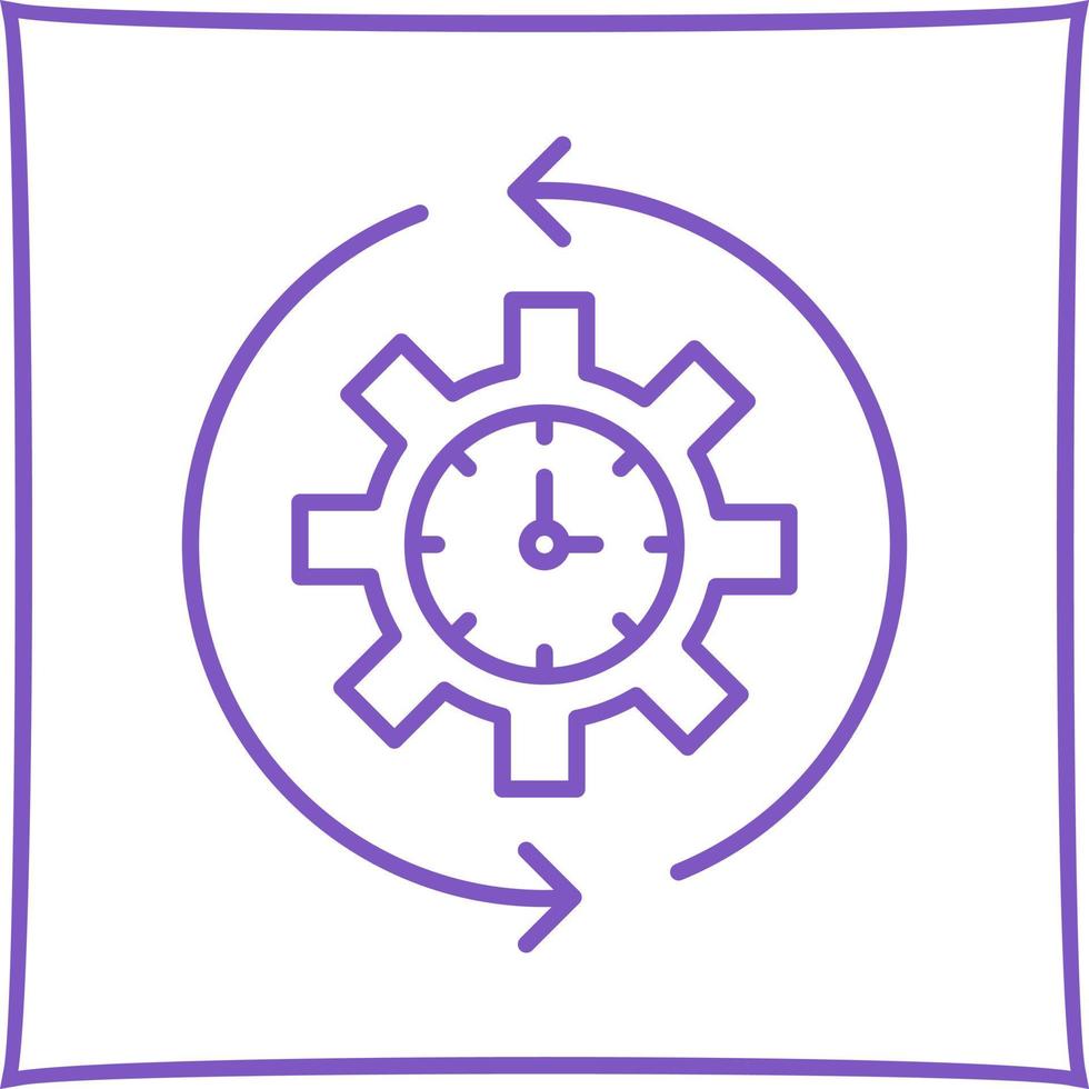 Rotate Time Vector Icon