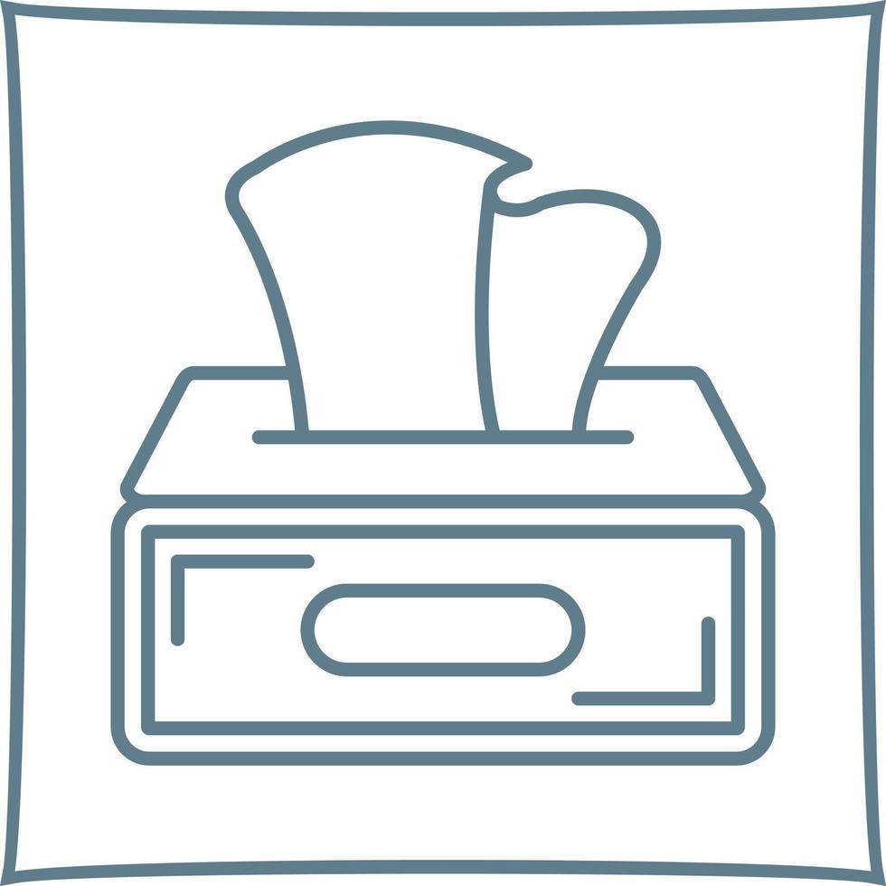 Tissue Box Vector Icon