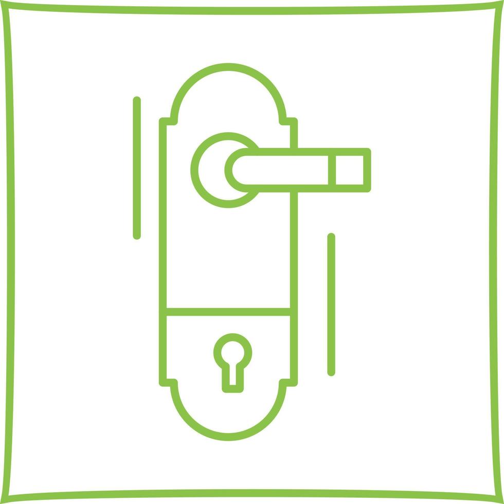 icono de vector de pomo de la puerta