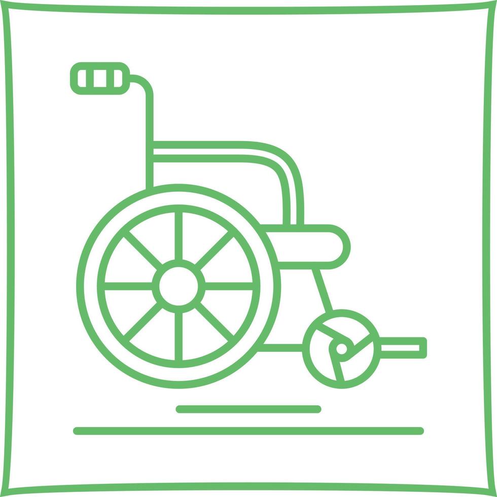 Wheel Chair Vector Icon