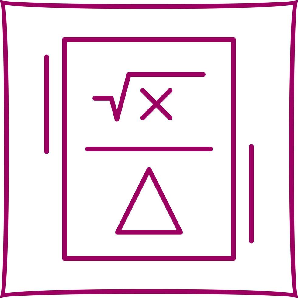 Formula Vector Icon