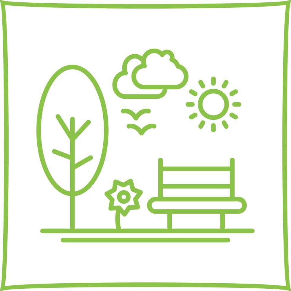 Park Vector Icon