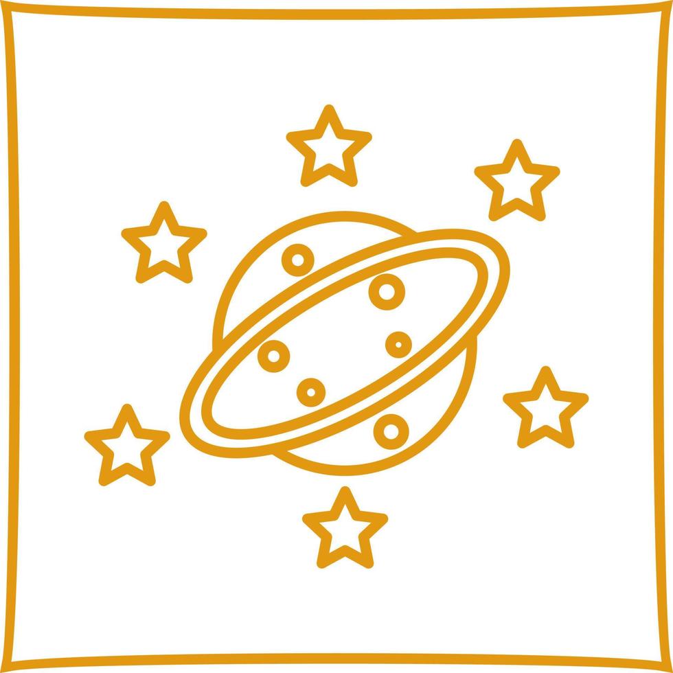 icono de vector de saturno