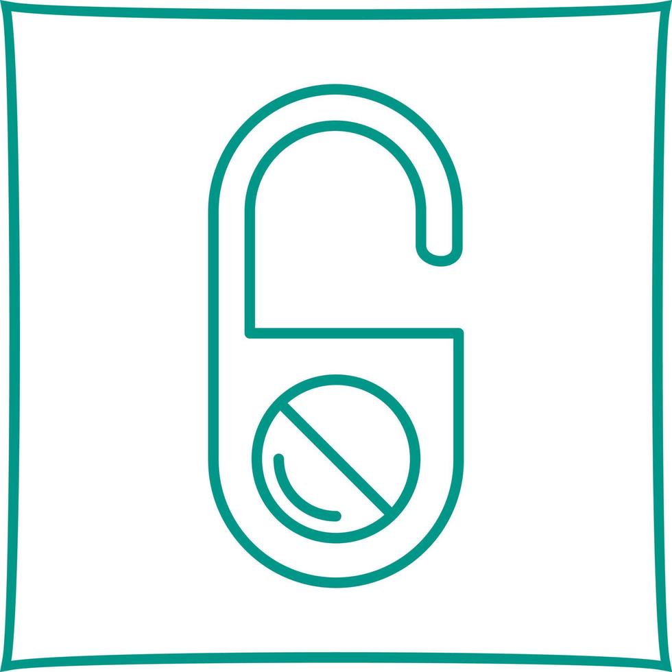 Do Not Disturb Vector Icon