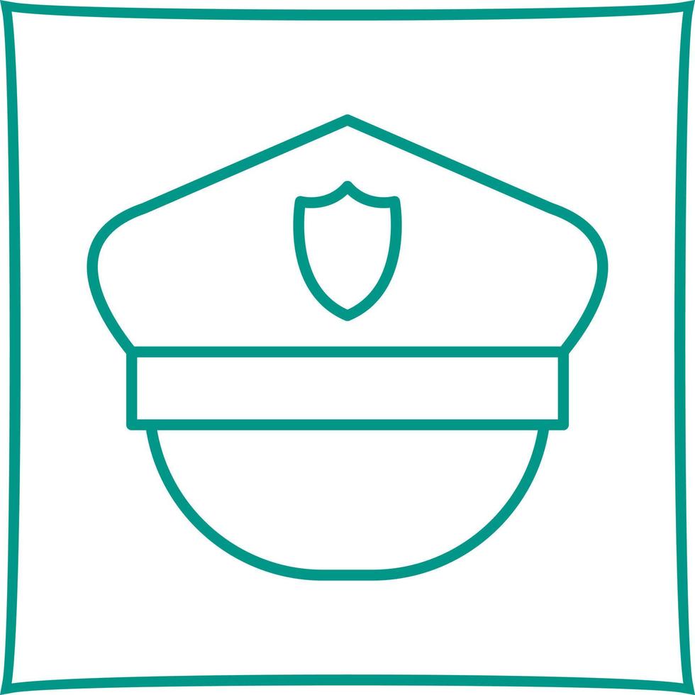 Police Hat Vector Icon