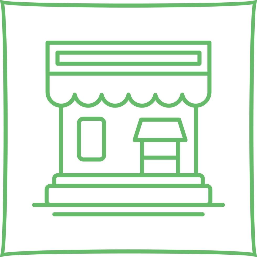 icono de vector de tienda