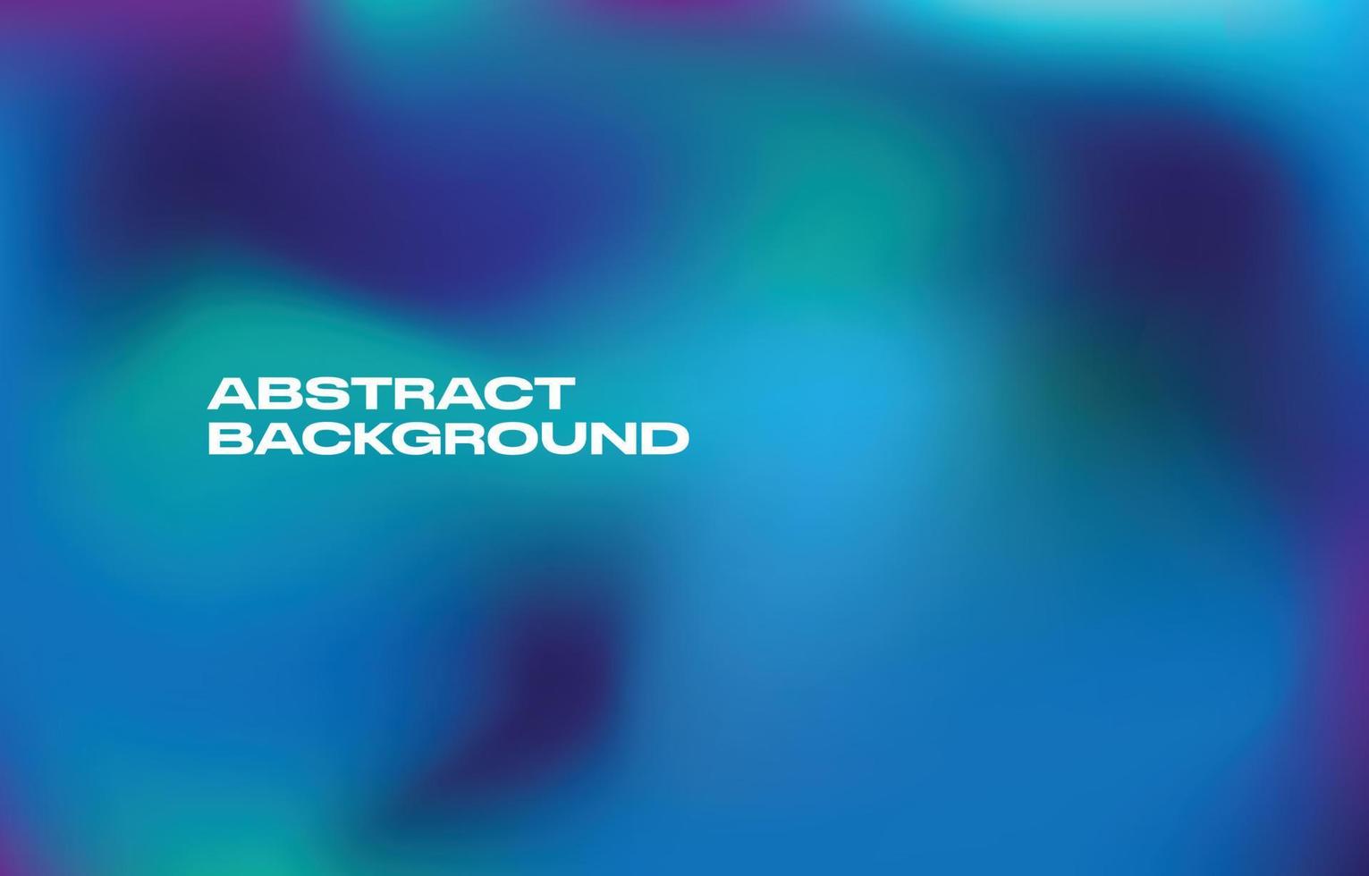 Holographic blue and dark gradient smooth wavy space effect abstract vector background