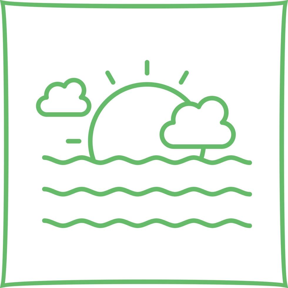 Sea Vector Icon