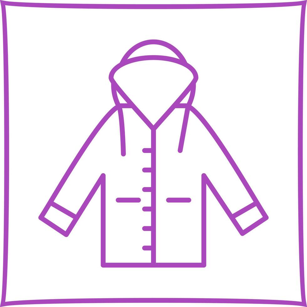 Raincoat Vector Icon