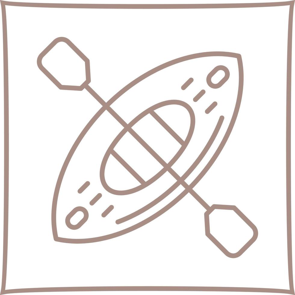 Kayak Vector Icon