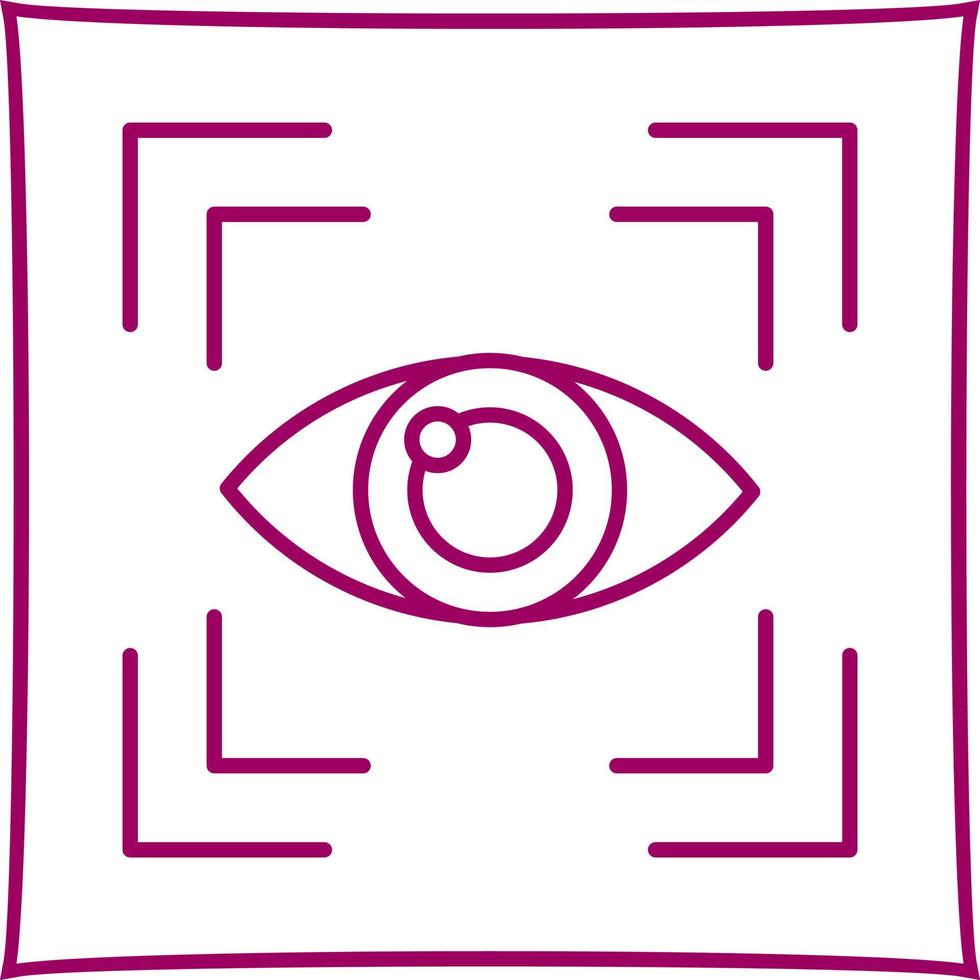 Eye Scan Vector Icon