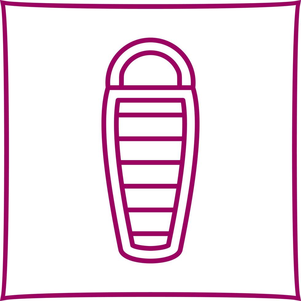 Sleeping Bag Vector Icon