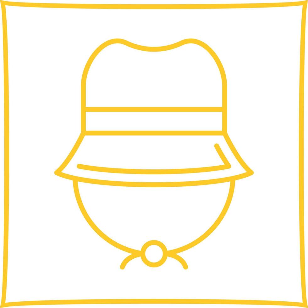 Camping Hat Vector Icon