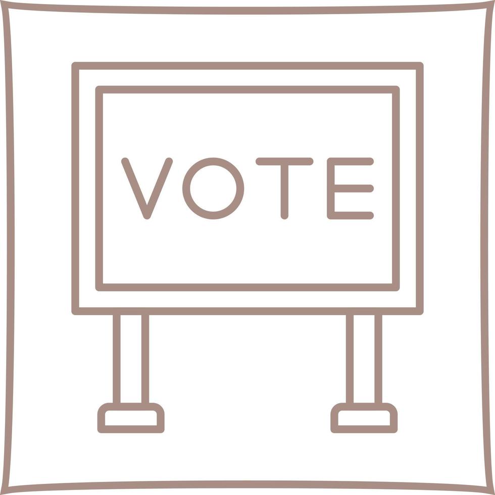 Billboard Vector Icon