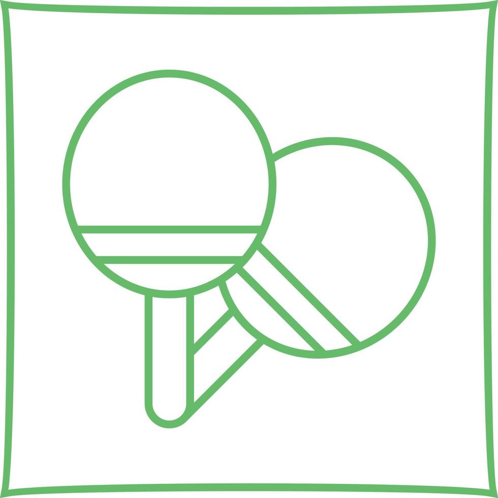 Ping Pong Vector Icon