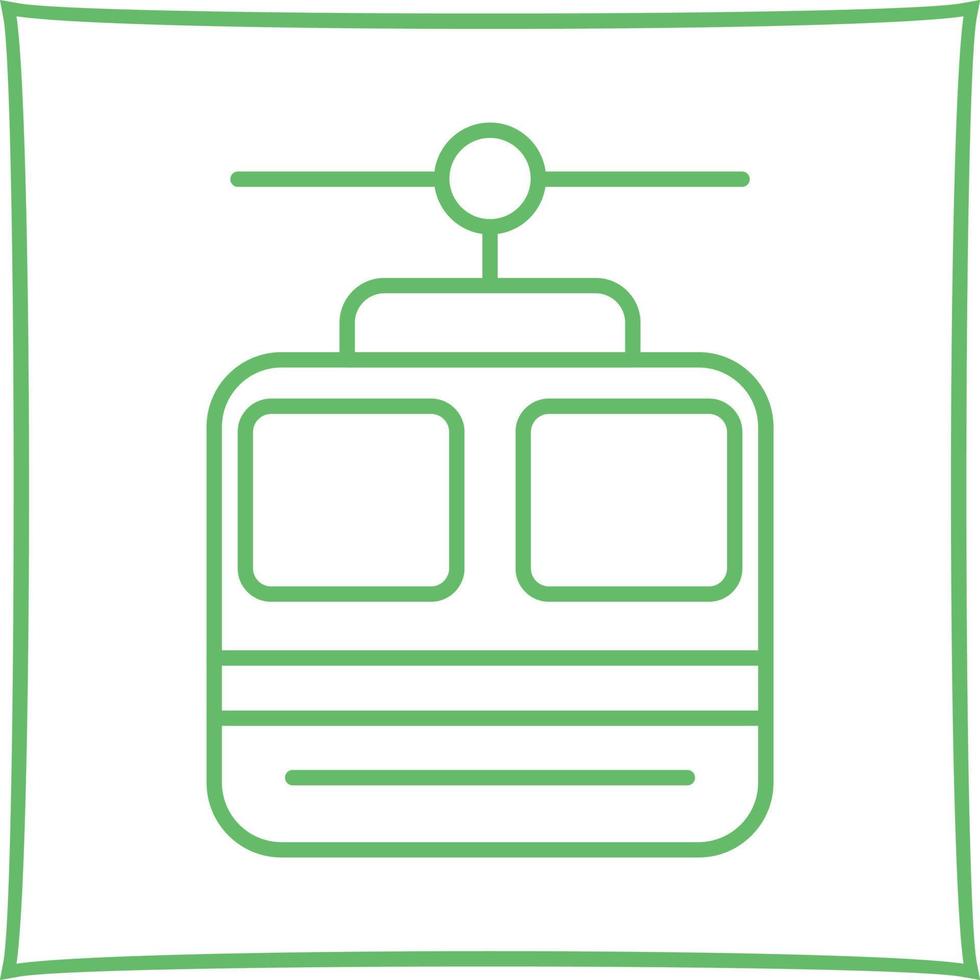 Cable car Vector Icon