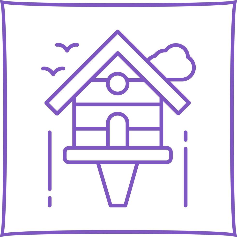 Birdhouse Vector Icon
