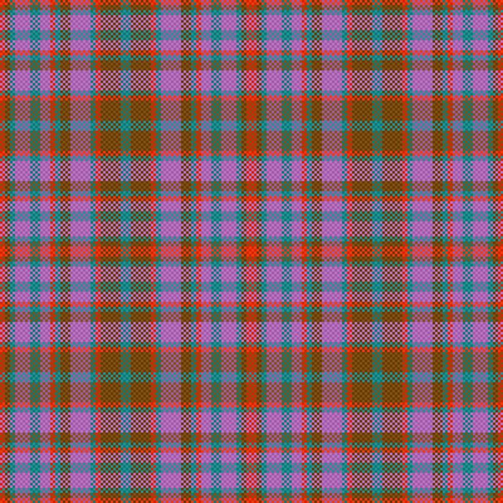 Seamless pattern plaid. Check background fabric. Vector textile texture tartan.
